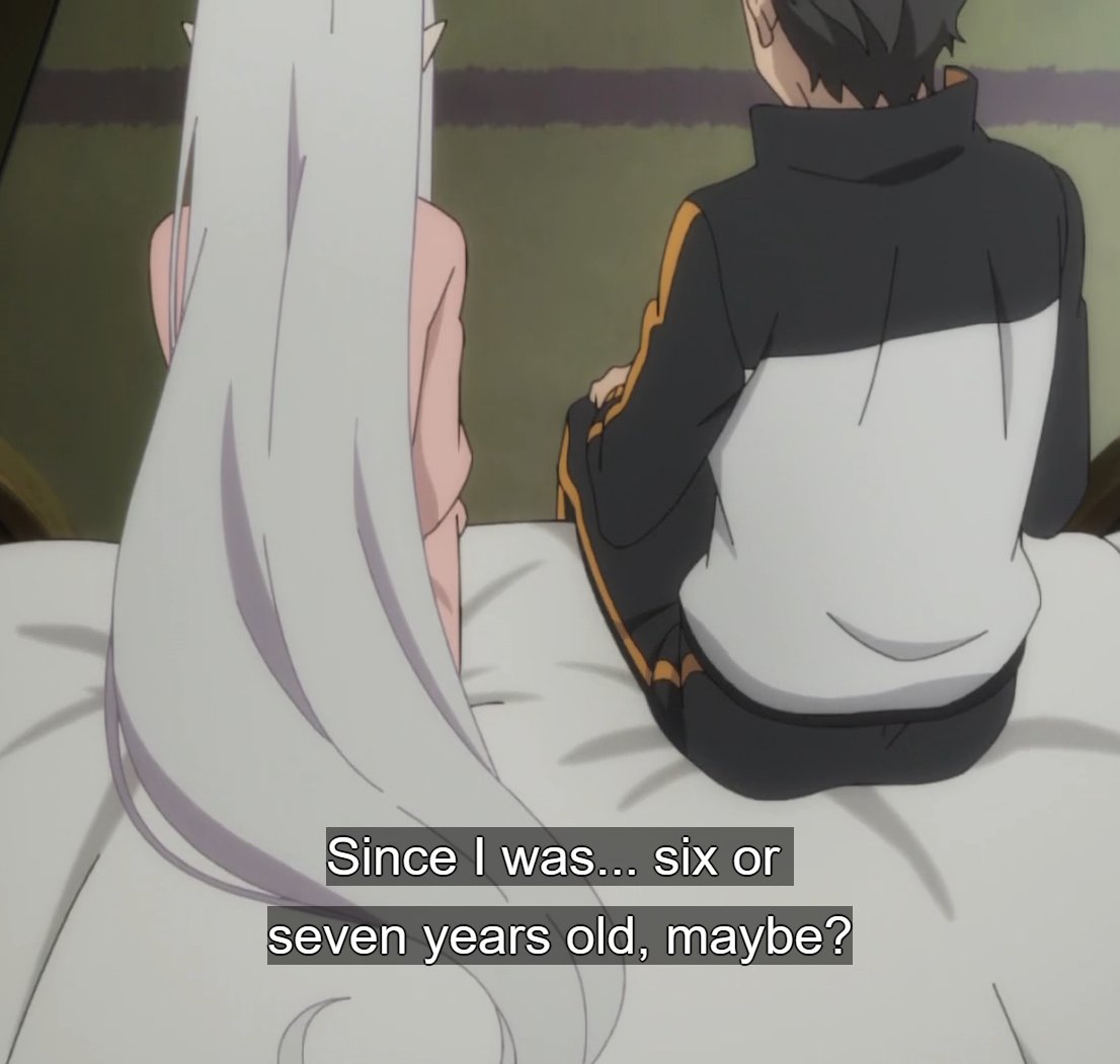 didn't know rezero was this tuff