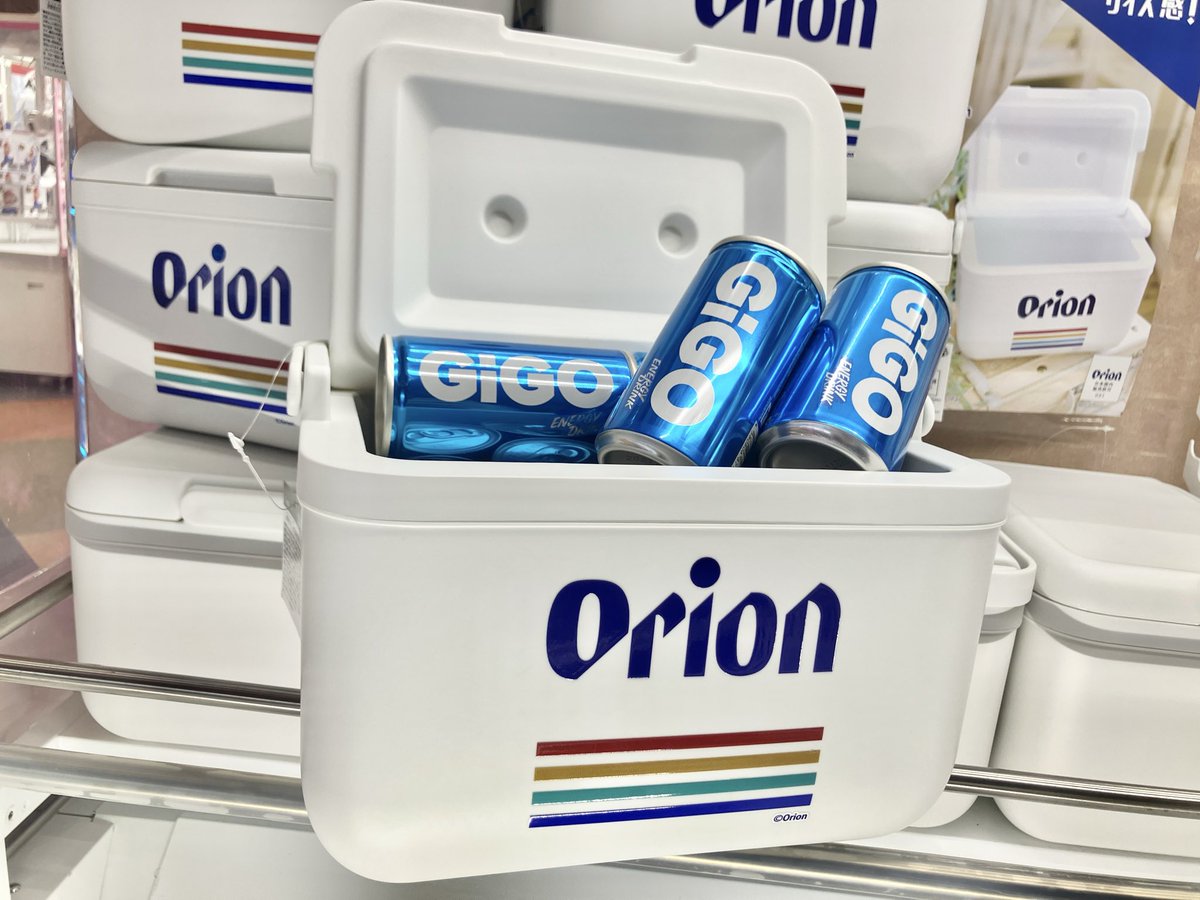 🏕️orion × GiGO限定景品🏕️ 本日より 🧊クーラーボックス