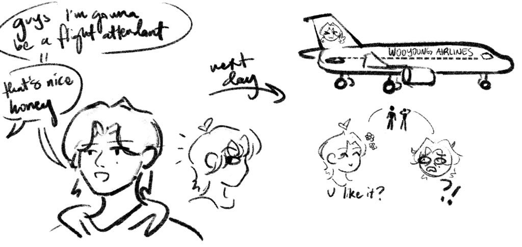 hello sometimes i make ateez lore art inspired by religious paintings and imagery and sometimes i make stupid ateez lore doodles hihi