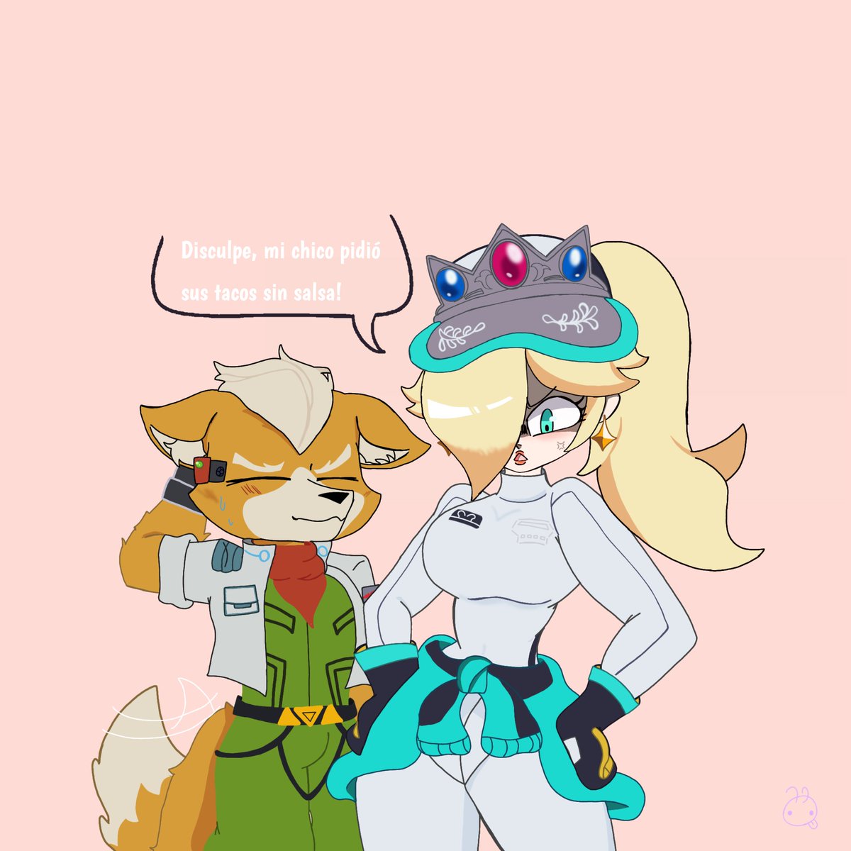 Michirubnax's tweet photo. Si me crutican ya ni modo XD
Viva el Fox x Rosalina

#starfox #SuperMarioGalaxy #FoxMcCloud #Rosalina #CosmicFox #crackship #fanartㅤㅤㅤㅤ https://t.co/zLa708mhwX