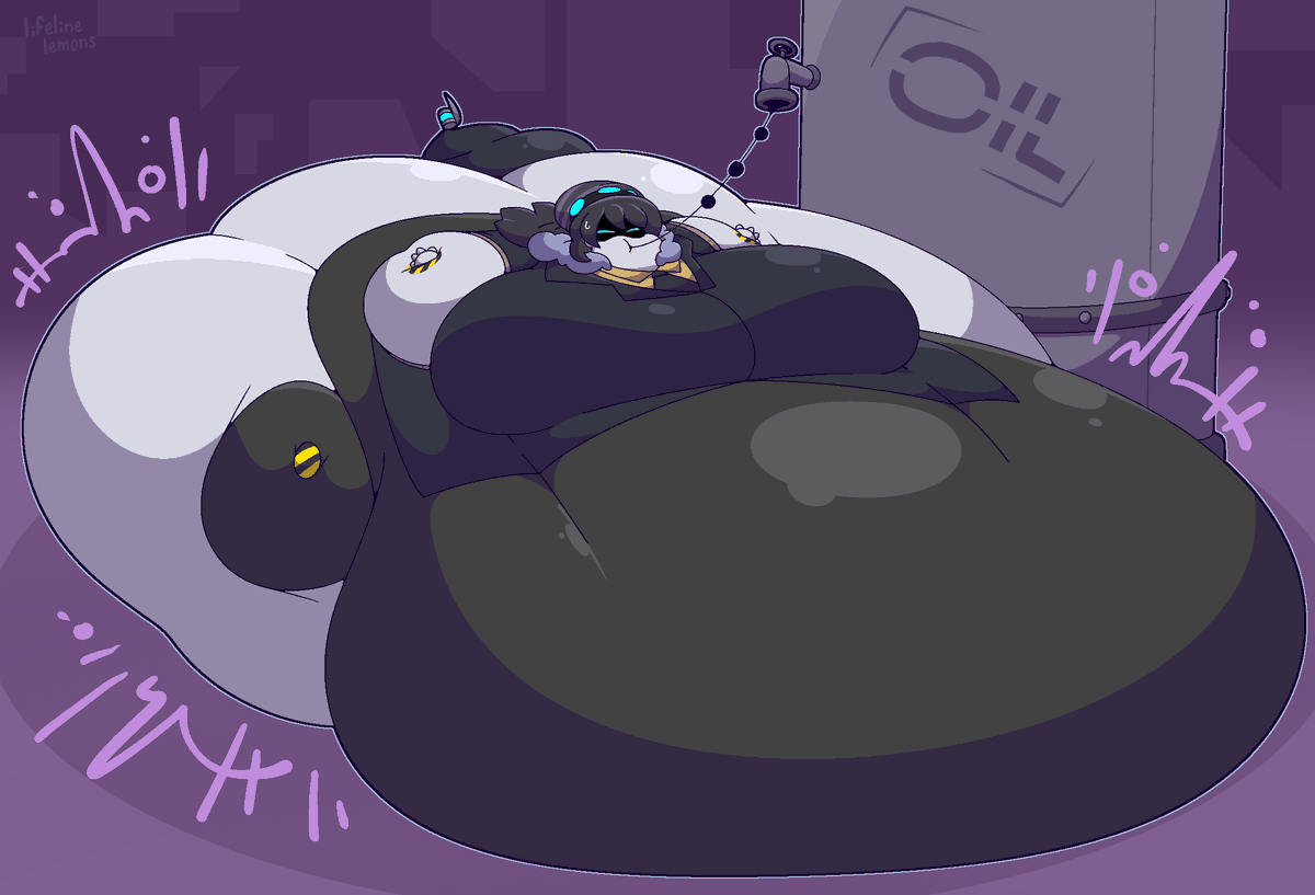 confection for @diamondswordlol: serial designation z decides to top up on some oil