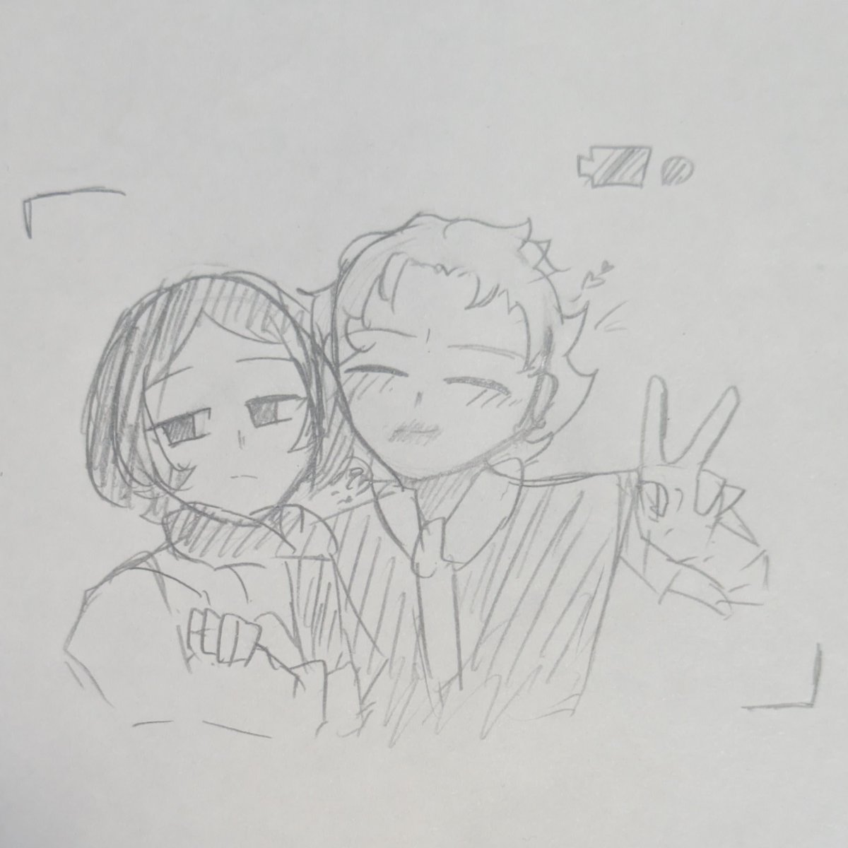 c8z_a's tweet image. 「はい、チーズ！」📸
#Wireface #coat guy #ninah