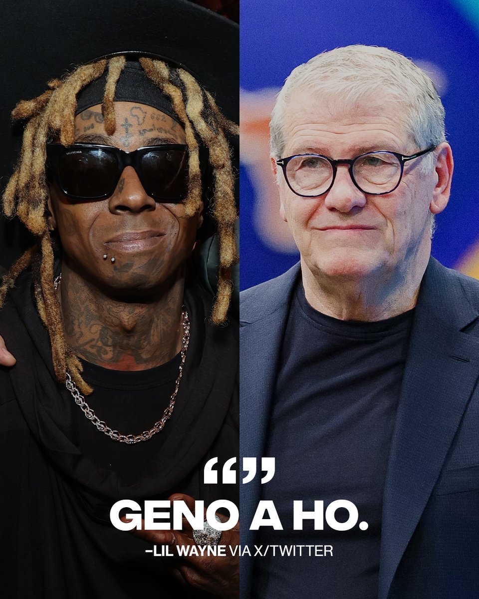 Lil Wayne chimes in after Dawn Staley and Geno Auriemma's heated moment during the NCAA women's basketball Final Four