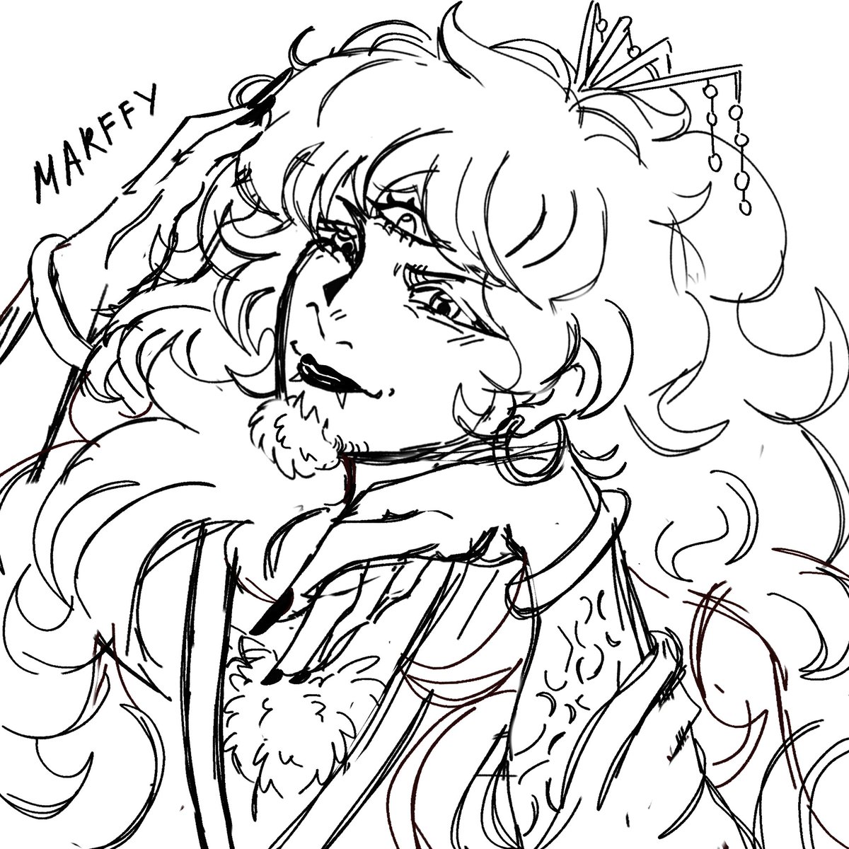 At first, I just wanted to draw him with three eyes. But in the end, I drew him in a kimono. 
#Killer #ONEPIECE〜