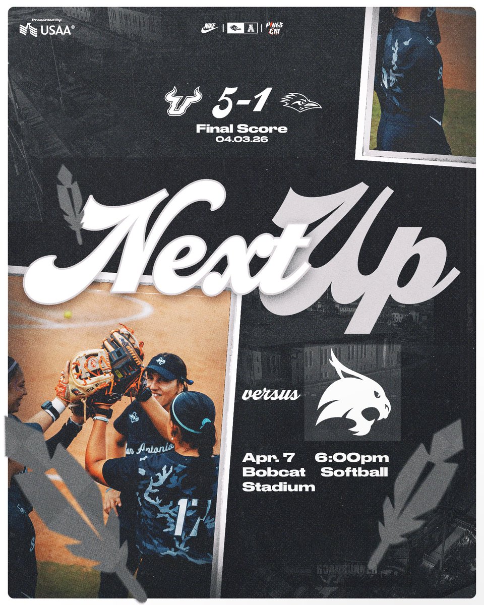 UTSASoftball's tweet image. Final.

#BirdsUp 🤙 | #LetsGo210 | #PluckEm 🪶