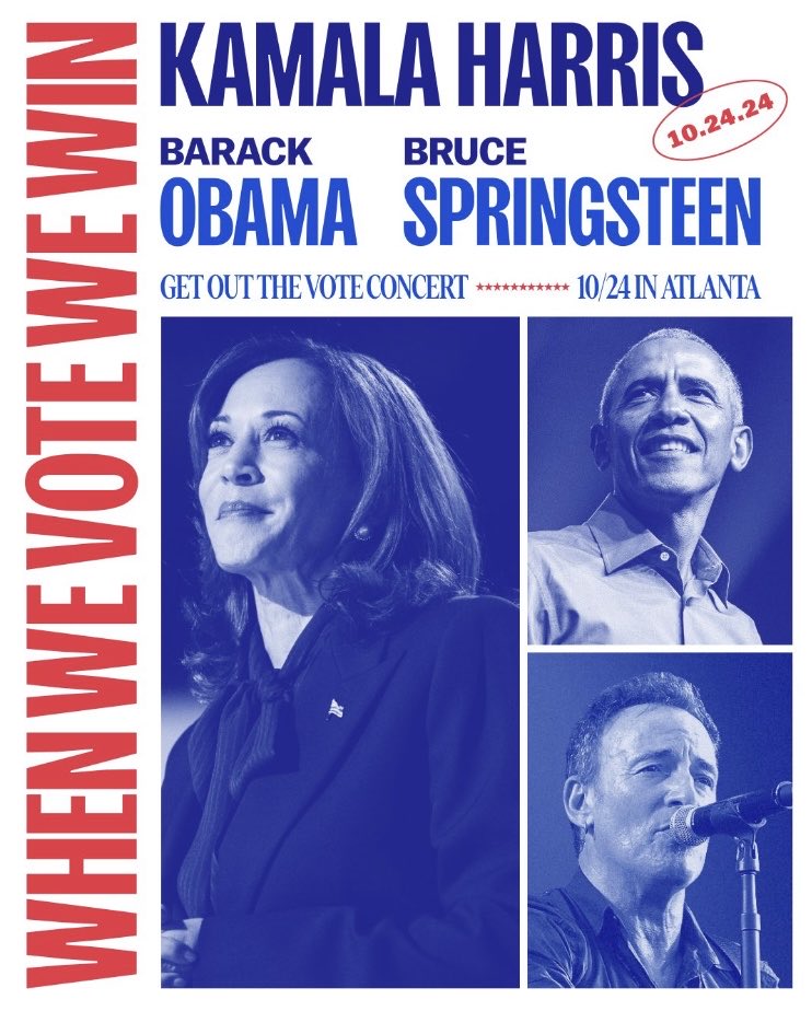 Kenholden57's tweet image. Bruce Springsteen with his buddy Obama!