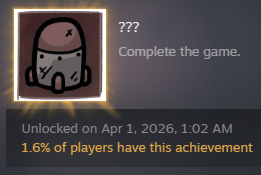 ad_astra_risk's tweet photo. update on this, I beat the game and still haven't unlocked this guy somehow https://t.co/zOZn02mYfc