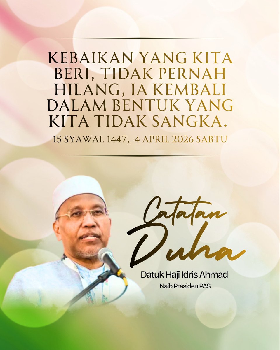 Ustaz Idris Ahmad tweet media
