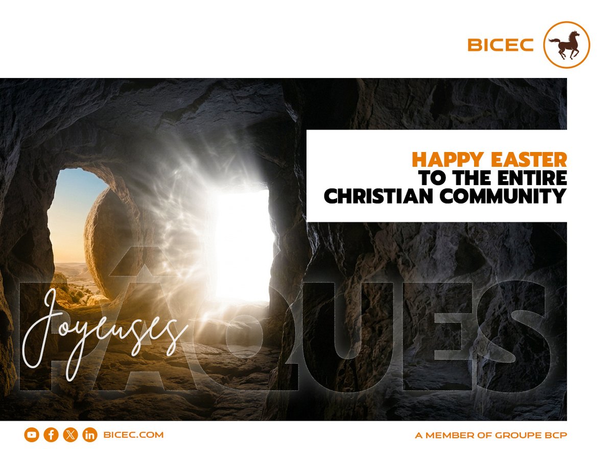 BICEC_SA's tweet photo. [Joyeuses Pâques - Happy Easter] https://t.co/R1ukPACWlJ