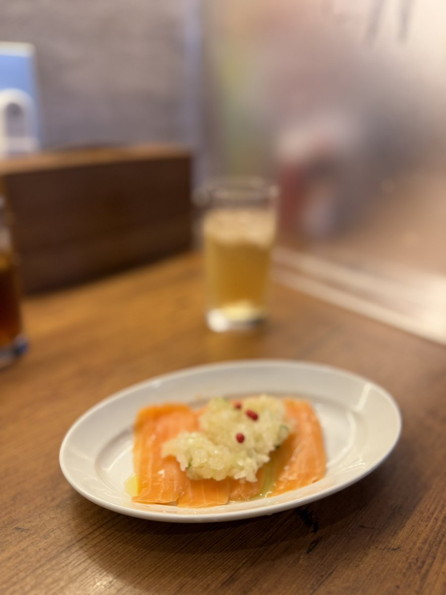 sumomozz's tweet photo. サーモンカルパッチョ✨ https://t.co/0Wd2KhEWR3