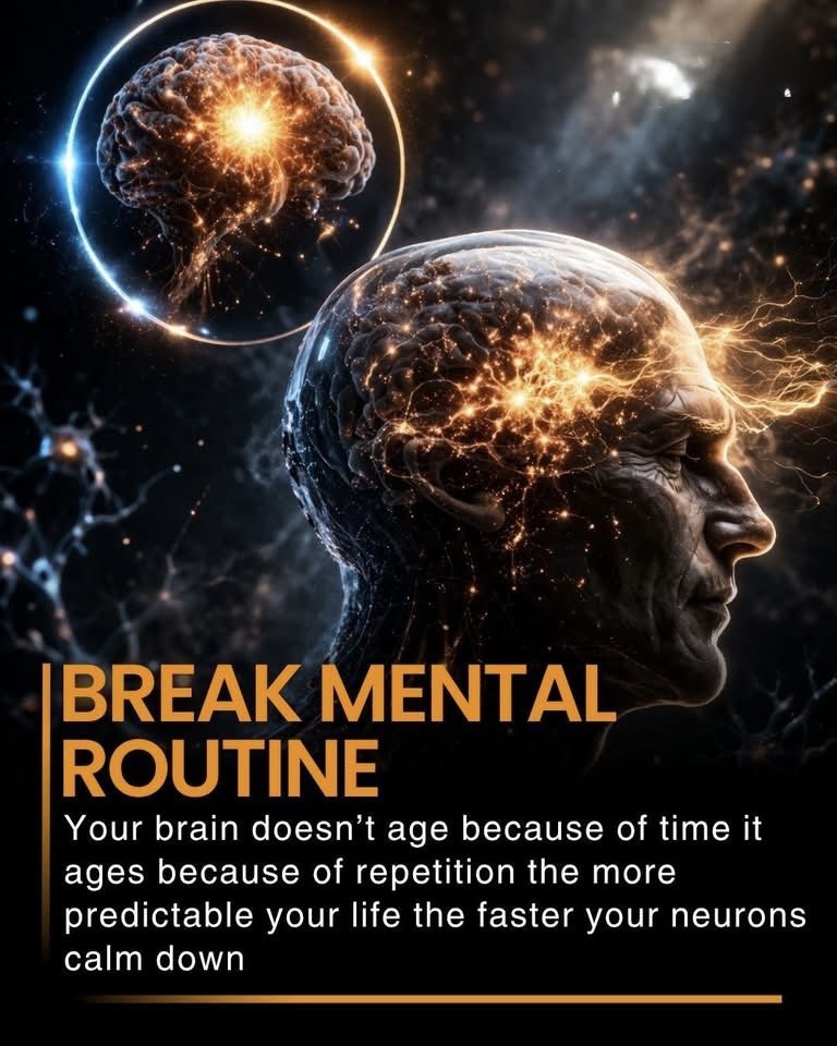 Break The Thinking Routine 🧠 BREAK THE ROUTINE OR YOUR BRAIN WILL AGE FASTER… What if I told you ...