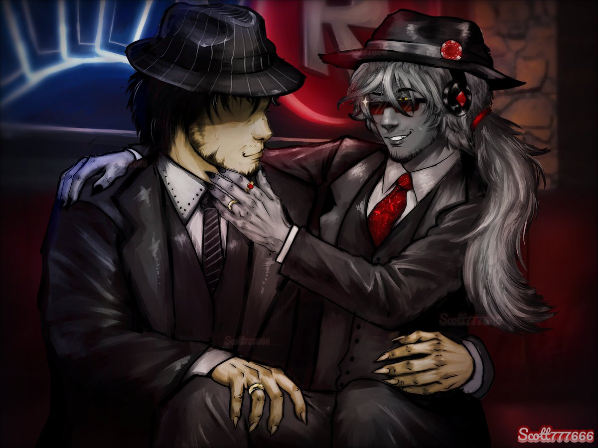 scott777666's tweet photo. Heyyy! It's been a long time since I posted a drawing, it took me 20 hours, I hope you like it <3 #doublefedora #forsaken https://t.co/jLByP2YjCS
