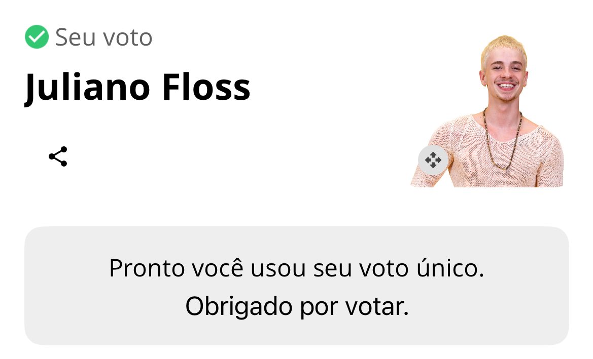 Custa nada largar o votinho único nesse bosta hein, família.