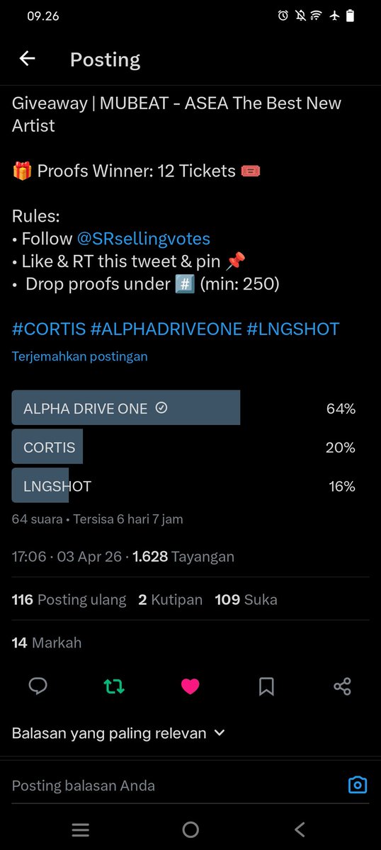 prettymatchaaa_'s tweet photo. @SRsellingvotes FOR #ALPHADRIVEONE #ALD1 https://t.co/7kUrO7TBDo