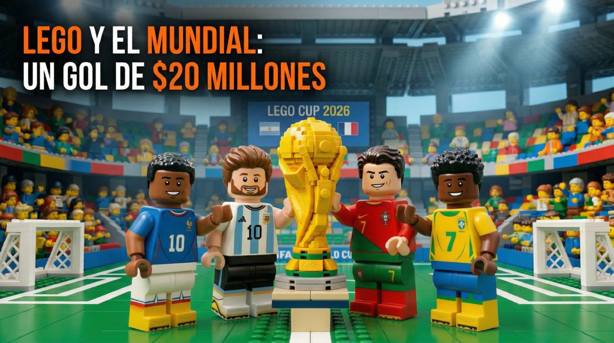 TalentWarehouse's tweet image. El Mundial 2026 está a la vuelta de la esquina. Marcas como LEGO ya están moviendo fichas estratégicas. Te explicamos por qué el momento es crucial.

Más aquí &amp;gt; f.mtr.cool/sqqshrzxzs

#WorldCup2026 #MarketingTips #LEGO #Negocios #Fútbol