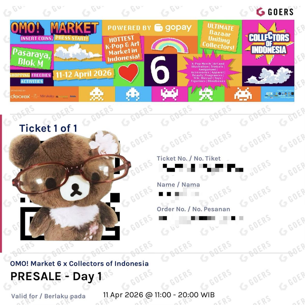 Open Jastip OMO Market 6 👾 

⎈ day 1 only
⎈ shipping from Serang via Shopee

⎈ order here forms.gle/GSkVY5cAGPvcrU…

link join group for live shopping on rep, thank you! 🛍️