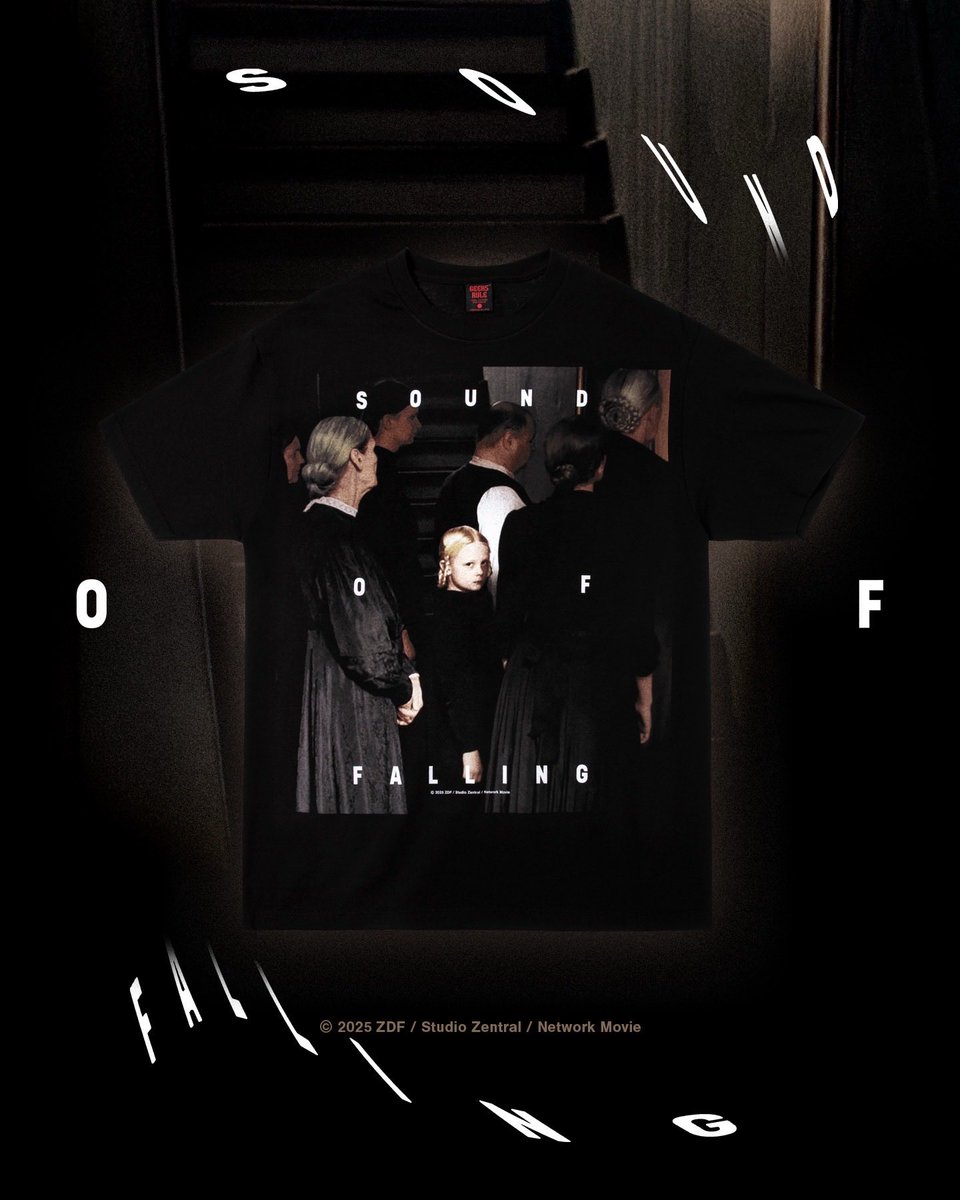 落下音×GEEKS RULEコラボレーションTシャツは、本日正午よりGEEKS RULE