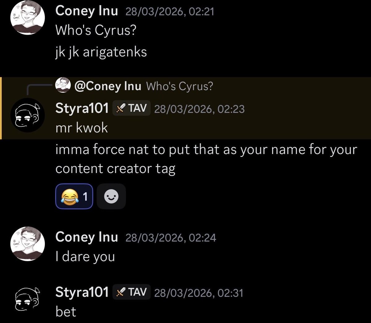 Coney Inu (Cyrus Kwok) tweet media