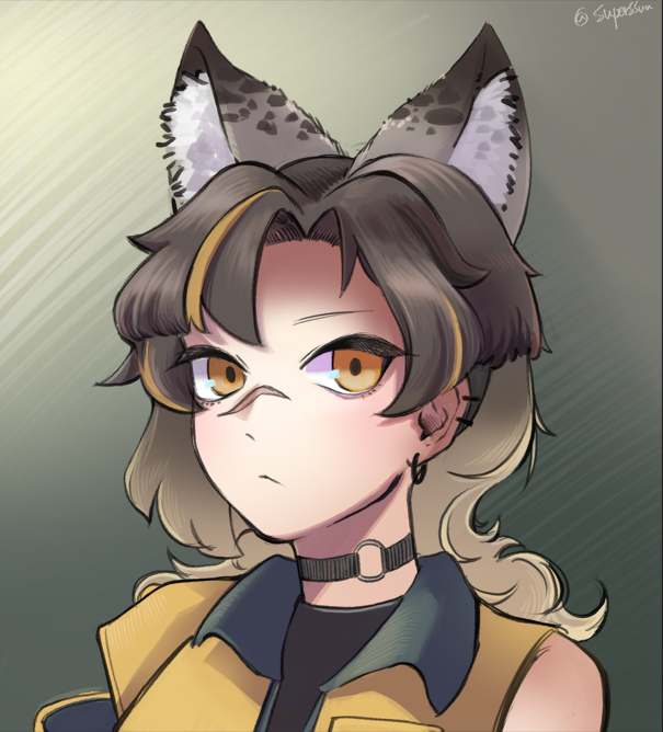 畫了 <a href="/NyxFang_zzz/">夜噬狂牙</a> 的Profile picture，她是正在準備中的新人vtuber😌