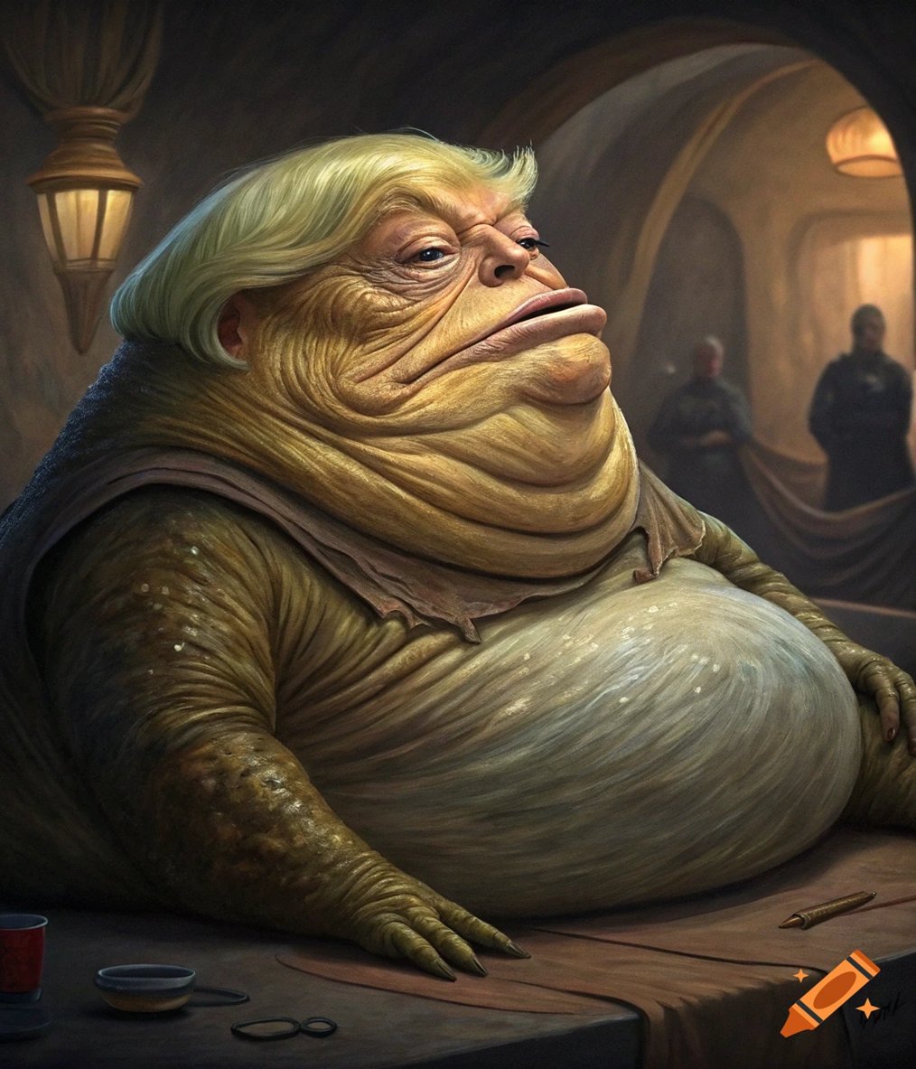 <a href="/LePapillonBlu2/">ᗰᗩƳᖇᗩ</a> Probably the ugliest and most moronic <a href="/POTUS/">President Donald J. Trump</a> ever  - but what should we expect from a man who managed to lose money operating a casino?

Major American Grifting Again... 

<a href="/jimmy_dore/">Jimmy Dore</a>