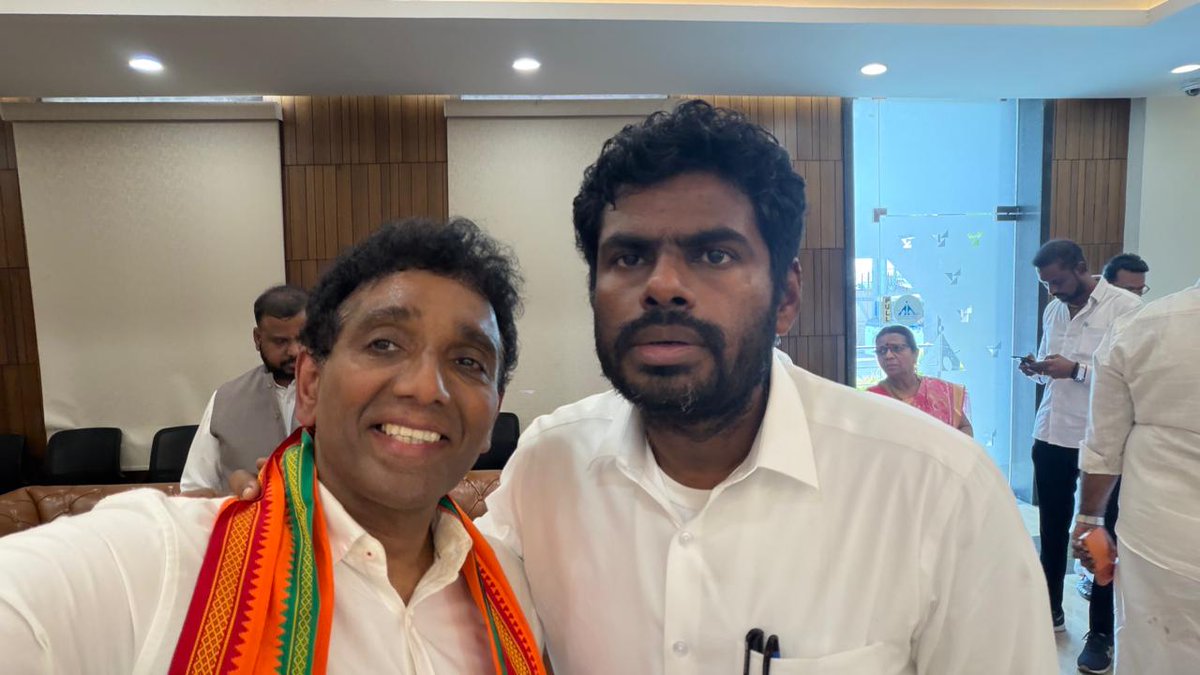 Pleasure to meet @annamalai_k when I had gone for the send off of our ...
