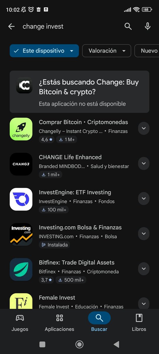 MM_Ollie's tweet photo. @changefinance I'm finding issues updating the app. Is missing in play store 😖 Direct link, uninstall, cache cleaning and OS update already tested and nothing. Same results on different devices. Anyone else? https://t.co/DA4AIsDShh