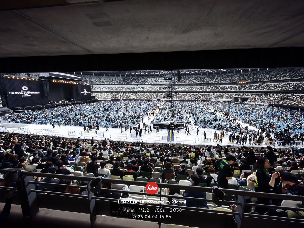国立競技場(MUFGスタジアム)に1週間早く来たぜ
#THEMUSICSTADIUM
#櫻坂5thアニラ