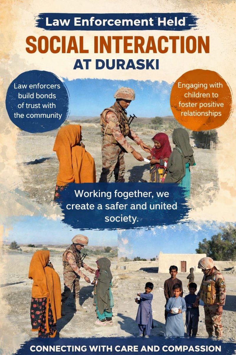 ffsmuqadas's tweet photo. Law enforcement at Duraski is strengthening bonds with the community through meaningful interaction, kindness,and engagement—especially with children. Building trust,promoting safety,and encouraging open dialogue for a more united and peaceful society. #Duraski #CommunityPolicy https://t.co/TxViX5BLi6