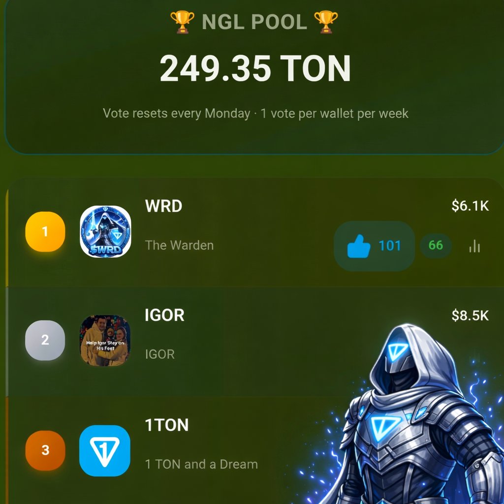 TheWardenOnTon's tweet photo. 3x The 24h Volume Of The Other Tokens On The Leaderboard

The Battle Is Nearly Won 🛡

Join The Army Today ⚔️
https://t.co/Su2NQNyN3B

@groypfi @dedust_io @ton_blockchain @1TONonTON @IGOR_token_ton https://t.co/1iaitAq6Xf