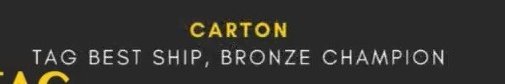 chabravo06's tweet photo. We did it! Thank you so much sa mga naghelp. We at least aimed for the bronze award. 

Congratulations CARTON and couriers!

CARTON BRONZE BESTSHIP https://t.co/zeKe8BYo1c