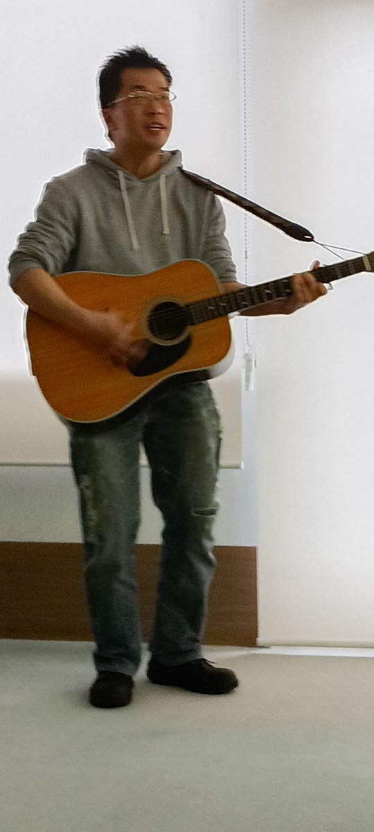 [いつも「いいね❤」ありがとうございます。Facebook「アスペル曽我」も是非ご覧下さい‼️]

【26年4月4日 中継1】#醍醐 トークLIVE「覚悟」（ゲスト：#小林雄飛 さん）in #新潟市総合福祉会館 なう。