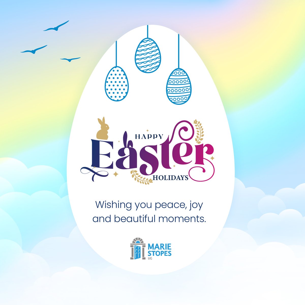 MarieStopesUg's tweet photo. This Easter, we wish you and your loved ones peace, joy, and good health. 

From the Marie Stopes family to yours, Happy #Easter. https://t.co/ob94k5kI1Z