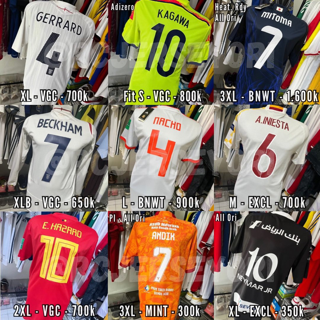KITSIDE_ID's tweet photo. #Jersey4Sale #Tee4Sale #Sneakers4Sale #Boots4Sale 1404 
@Jerseyforum @adipati_store @jersey_ciamikk @jerseysneil @futebolre
Thx

Keterangan di foto

Detail silahkan cek IG @RCJ.CATALOGUE

WA/Tokped (+15%)/Shopee (+15%)
Klik link di bawah👇
https://t.co/1R0WX3PEcL https://t.co/QXVFecpKku