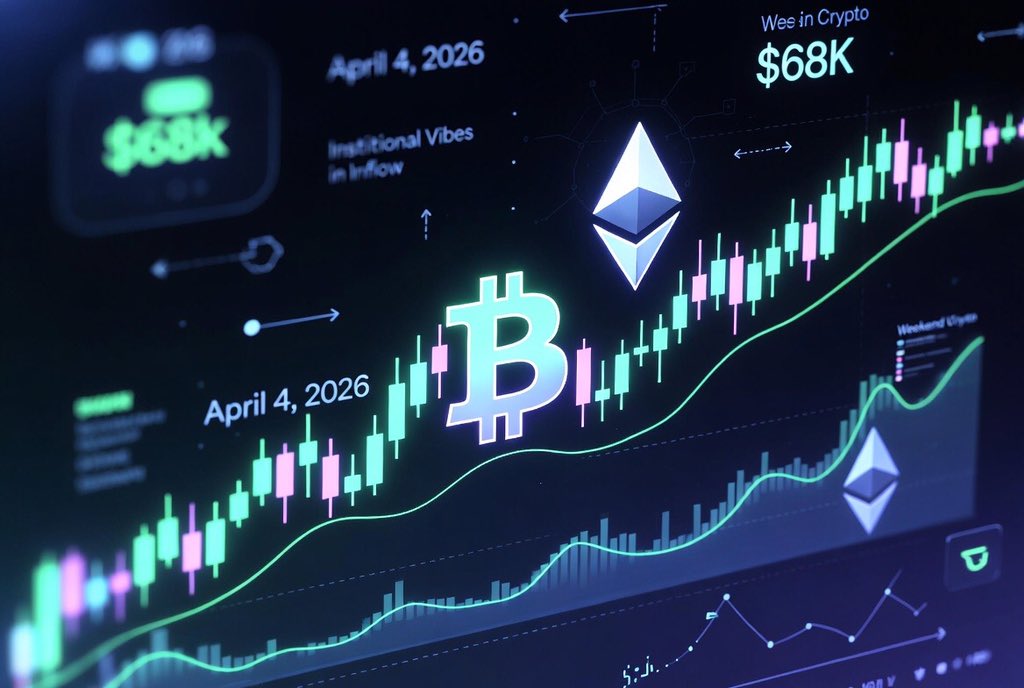 🚨 April 4, 2026 Crypto Snapshot 🚨

Weekend in crypto! BTC steady near $67K, ETH consolidating, alts mixed. Low volume — watching for Sunday pump. Bullish next week?

Your prediction? 📈🔥

#Bitcoin #Crypto #BTC #ETH #BullRun