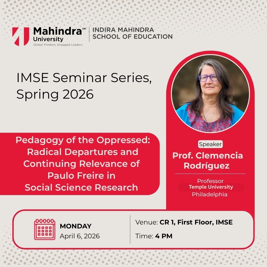 Indira Mahindra School of Education @ MU tweet media