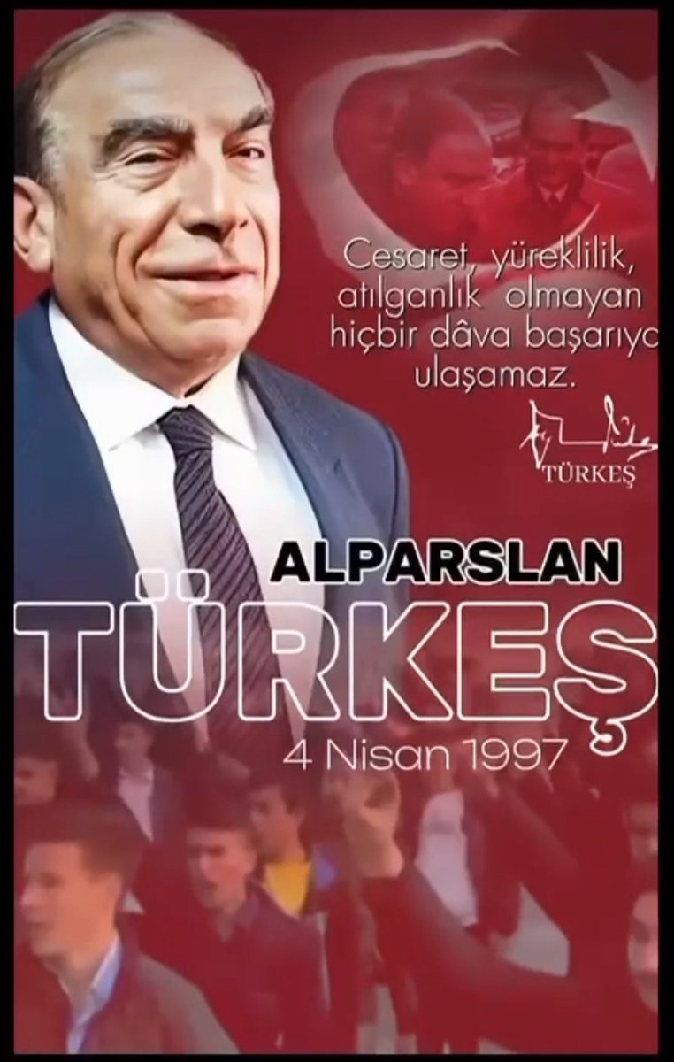 Alparslan Türkeş'i Rahmet ve Sayğıyla Anıyoruz.❗ 
Ruhun  Şad  Olsun Başbuğum❗