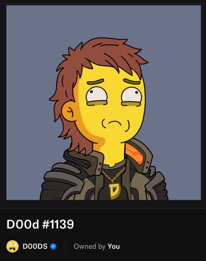 1st Giveaway of the day.

Second one coming up in few hours.

The aim of my Giveaway is not for you to FLIP but to belong to a family.

This is 💯 my assets and I am not sponsored by anyone or  the project.

Requirement :

Follow me (<a href="/Chellphick01/">𝗖𝗵𝗲𝗹𝗹𝗽𝗵𝗶𝗰𝗸 🍌</a> ) and <a href="/D00ds_eth/">D00ds</a> (the project)