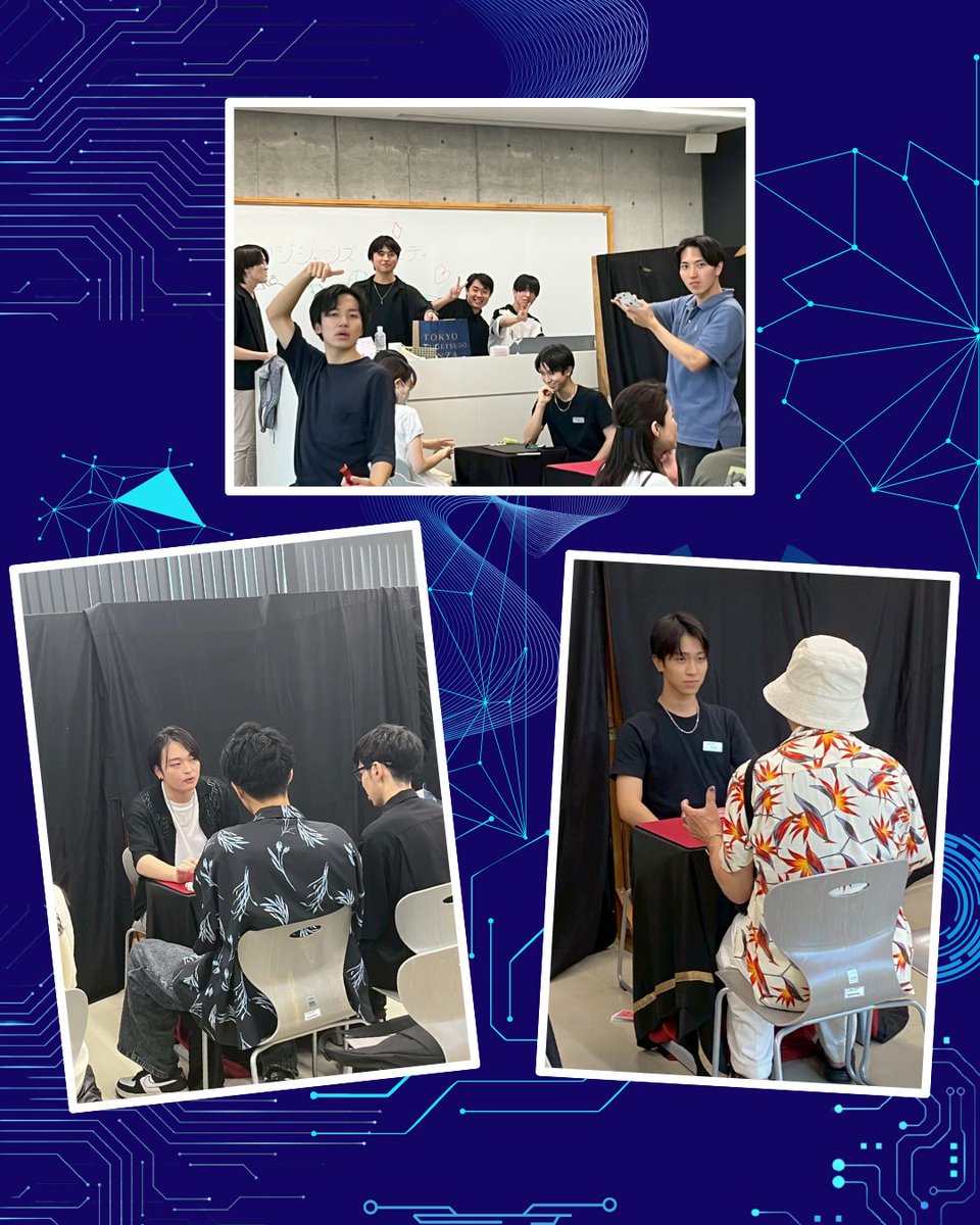 kogakuin_magic's tweet photo. 活動紹介その5【9月：八王子祭】
八王子祭です！🔥 教室でのマジック披露と、迫力の特設ステージ。
✅ 1年生にとって、サロン会以来のステージ！ ✅ 初めて一般のお客さんに見せるドキドキ 

マジソの真骨頂、ぜひ体感してください！🃏 #工学院大学 #マジック #ジャグリング #八王子祭 #春から工学院 https://t.co/IxjOGNofVn
