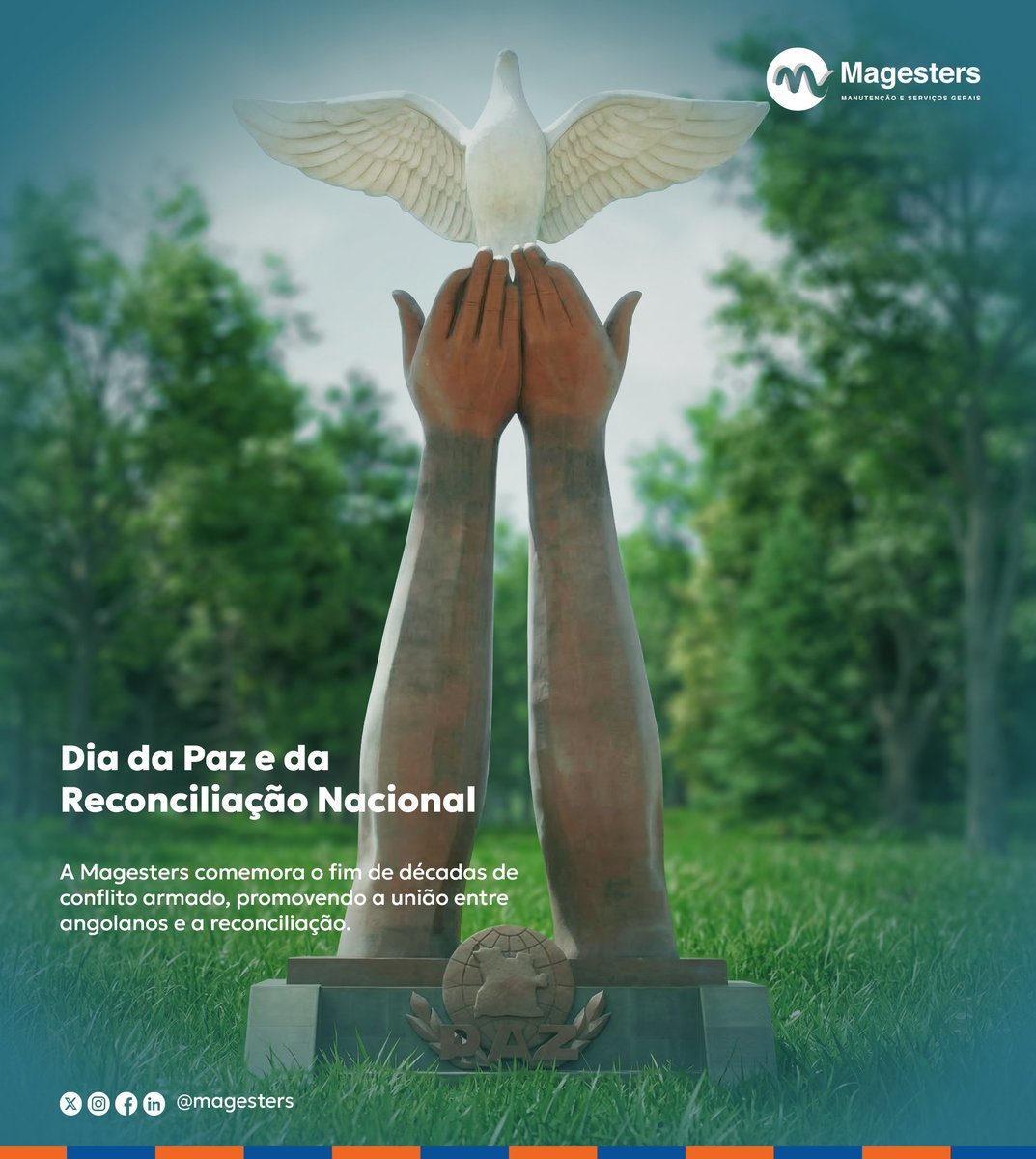 🔹️ A Magesters celebra o dia da paz.