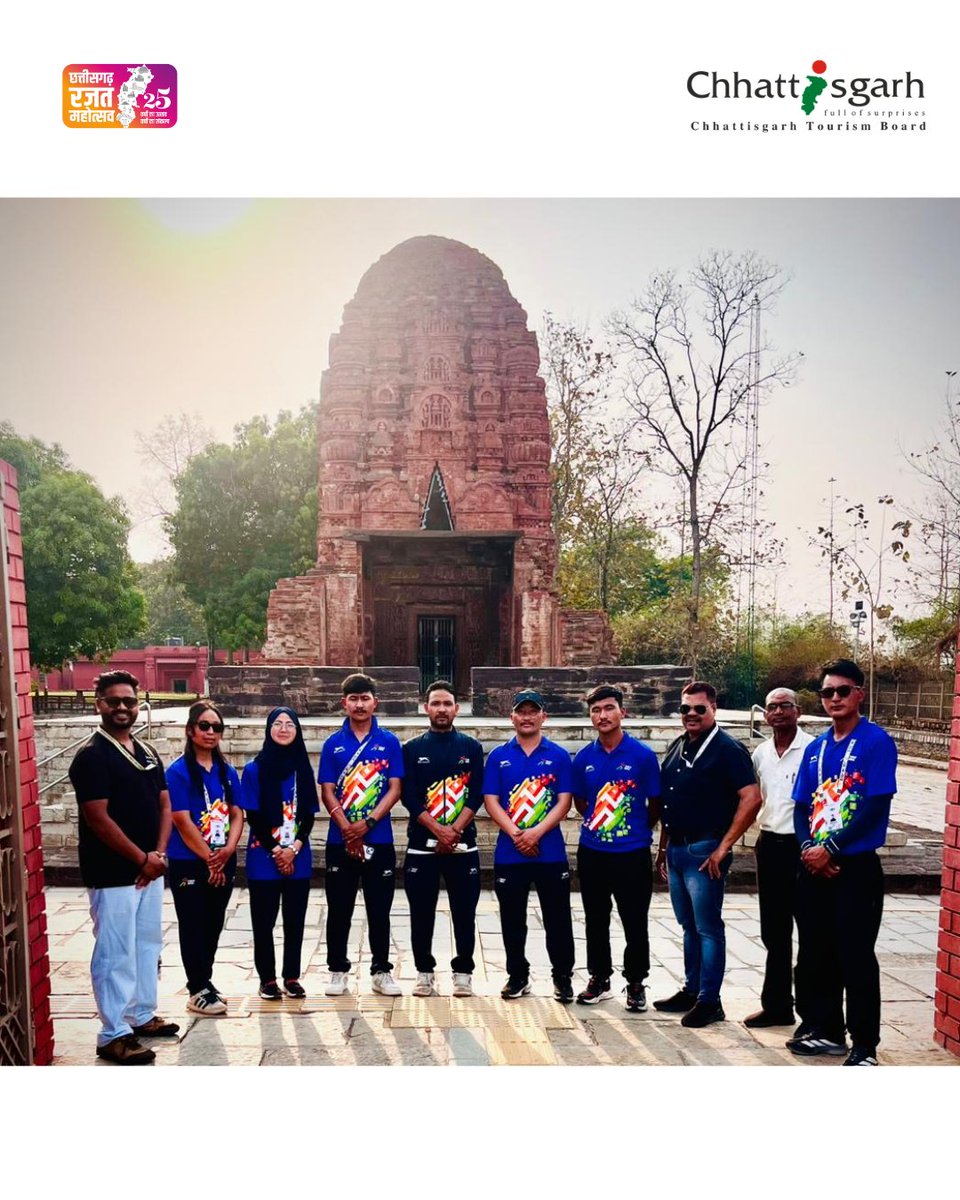 GoChhattisgarh's tweet photo. इस सांस्कृतिक भ्रमण ने खिलाड़ियों को न सिर्फ इतिहास से जोड़ा, बल्कि छत्तीसगढ़ की समृद्ध विरासत और प्रकृति की सुंदरता से भी रूबरू कराया।
सभी खिलाड़ियों ने इस अनुभव को यादगार बताते हुए छत्तीसगढ़ सरकार की सराहना की ।
#KheloIndia2026 #TribalGames #ChhattisgarhTourism https://t.co/ROurtT43oB