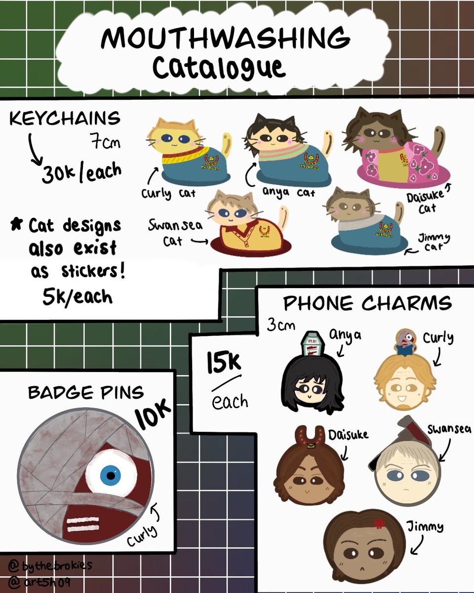 ByTheBrokies's tweet photo. ★ { 🔄&amp;💙are appreciated! } ★

ᯓ★ ByTheBrokies #CF22 Pre-Order is Open!!

🌨️₊˚.  3 - 21 April 2026
🎧 ˚. Day 2 only! (No Mail Order)
☕₊˚. FNAF, Mouthwashing, Jesus
🍰⋆˙⟡ Angel’s Catalogue (1/2)

♫ https://t.co/6RjaK1kT4p… ✩

#comifuro22 #comifuro22catalogue https://t.co/js95HuOmqP