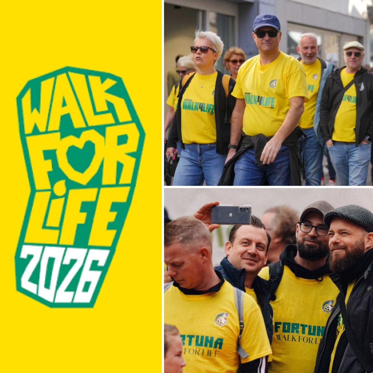 PedroCoenen's tweet photo. Ook deze editie van #KennedyMarsSittard lopen weer meer dan 300 deelnemers mee met #Walk4Life georganiseerd door @vrouwefortuna en @FortunaSittard ! En ook dit jaar steunen wij natuurlijk weer 4 goede doelen... ๐ฐ
#Walk4Life #10km https://t.co/ClrEoNNAg6