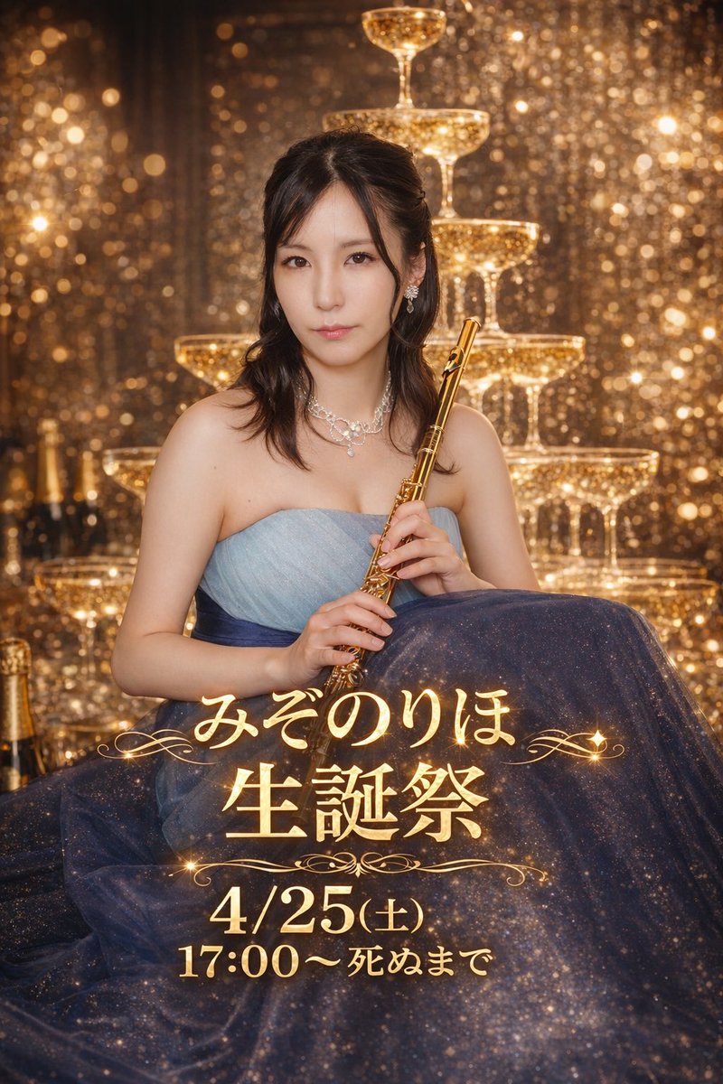 みぞのりほ@4/25(土)生誕祭 tweet media