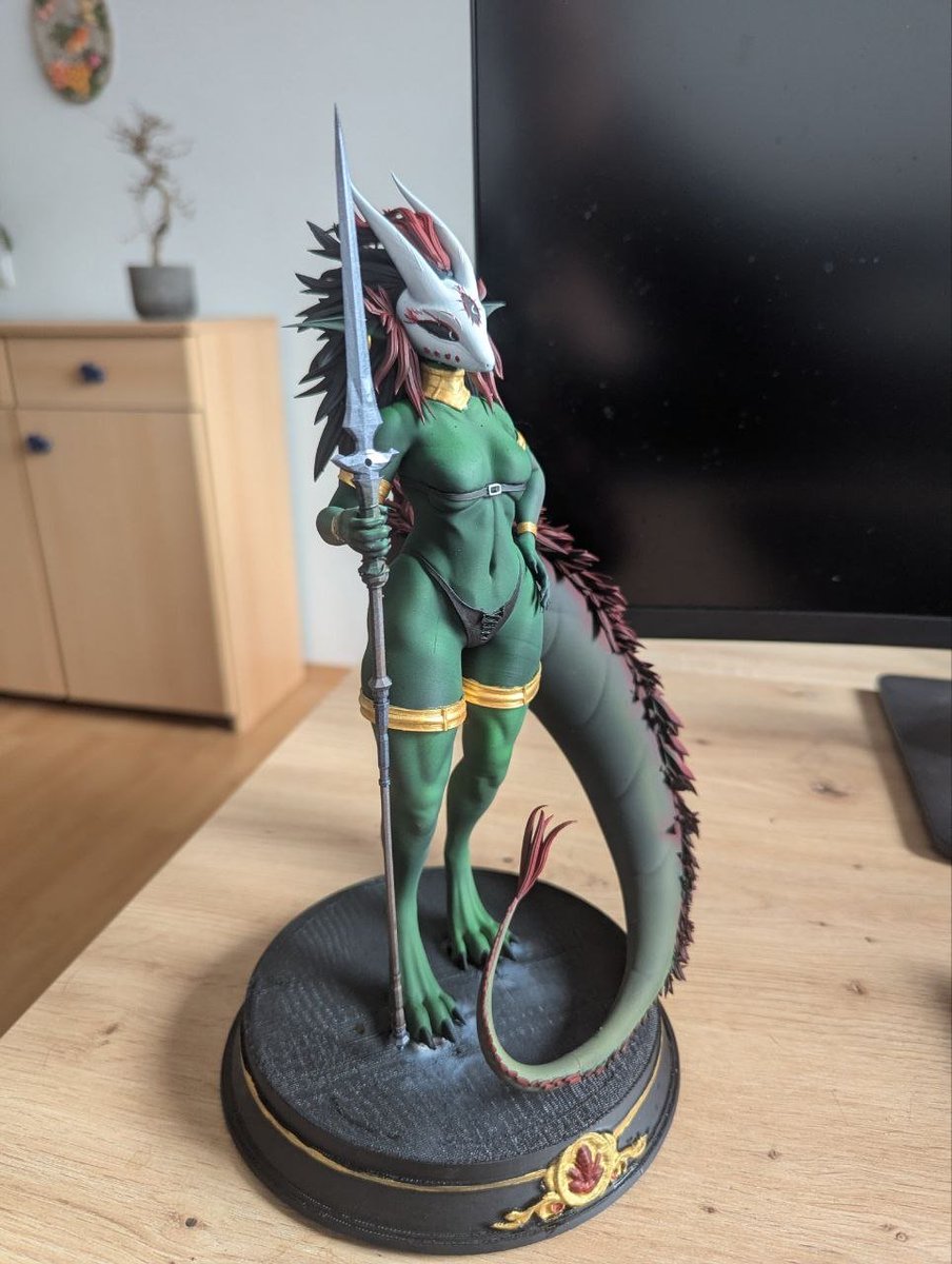 Sijder111's tweet photo. Finally printed and painted a cutie inspired by an amazing design by
@Exobelos https://t.co/7oLAztoWhz