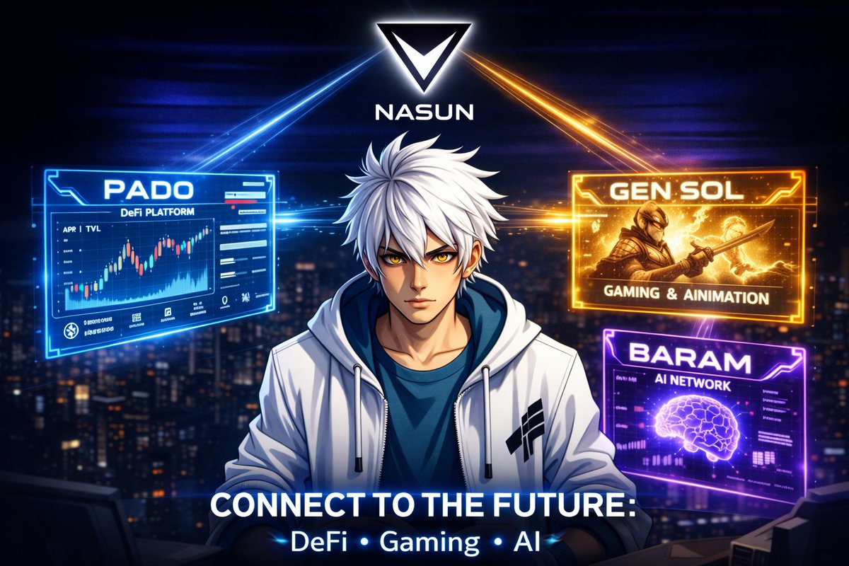 Sammysea09's tweet photo. gm frens

Meet Jin, a creator in Seoul. His AI avatar has 100,000 followers.

His indie game earns real revenue. But when he tries to trade his crypto earnings, 

then he faces impossible choices: centralized exchanges that can freeze her funds overnight, 

or offshore platforms built for western markets that ignore Korean compliance requirements.

When Jin wants to expand his game into an animated series or let his AI agent make autonomous decisions, 

he discovers the infrastructure simply does not exist. Everything was built elsewhere, for someone else.

This is the problem @Nasun_io came to solve.

>𝐓𝐡𝐞 𝐒𝐨𝐥𝐮𝐭𝐢𝐨𝐧: Three Layers Working Together

               ┉┈┈┈◈◉◈┈┈┈┉

Nasun built what Korea needed and the world can use. South Korea has 16 million crypto users holding $70 billion in digital assets, yet no native decentralized infrastructure that meets local compliance. Meanwhile, stablecoin legislation is passing and AI investment is tripling.

Nasun created a Move-based blockchain with three integrated layers:

𝐋𝐚𝐲𝐞𝐫 1 is the protocol foundation with sub-second transaction finality. Move programming language ensures digital assets behave like physical object, they cannot be duplicated or accidentally lost.
𝐋𝐚𝐲𝐞𝐫 2 provides the execution infrastructure: decentralized AI processors, game servers, streaming systems, and storage. Not just transaction processing, but the actual infrastructure creators need.
𝐋𝐚𝐲𝐞𝐫 3 delivers real applications already live on devnet ⇣

•➙Pado: A compliant DeFi platform giving Korea its first native decentralized trading venue.
•➙Gen Sol: Community-owned sci-fi intellectual property spanning games, animation, and film leveraging Korea's entertainment export machine for global reach.
•➙Baram: On-chain governance where AI agents coordinate and settle transactions verifiably.

>𝐓𝐡𝐞 𝐄𝐜𝐨𝐧𝐨𝐦𝐢𝐜 𝐌𝐨𝐝𝐞𝐥
Applications generate revenue that flows to product development, ecosystem growth, and governance-approved initiatives. $NSN token holders vote on treasury allocation but do not receive direct revenue distributions.

This aligns long-term network health with immediate incentives.

Projects succeed by building products people actually use, not by optimizing for speculation.

>𝐖𝐡𝐲 𝐭𝐡𝐢𝐬 𝐂𝐡𝐚𝐧𝐠𝐞𝐬 𝐄𝐯𝐞𝐫𝐲𝐭𝐡𝐢𝐧𝐠
Most blockchains are still pitching infrastructure they plan to build. Nasun already built it. The devnet is live. The applications are running. The economic model is proven.

While others are raising funds for whitepapers, Nasun is processing transactions. 

While competitors are debating which market to enter, Nasun is already serving 16 million crypto users in a market with clear regulatory pathways and $70 billion in dormant capital waiting for compliant infrastructure.

Nasun is giving the world the Web3 infrastructure creators actually need.

The foundation is laid. The momentum is building. And you are still early.