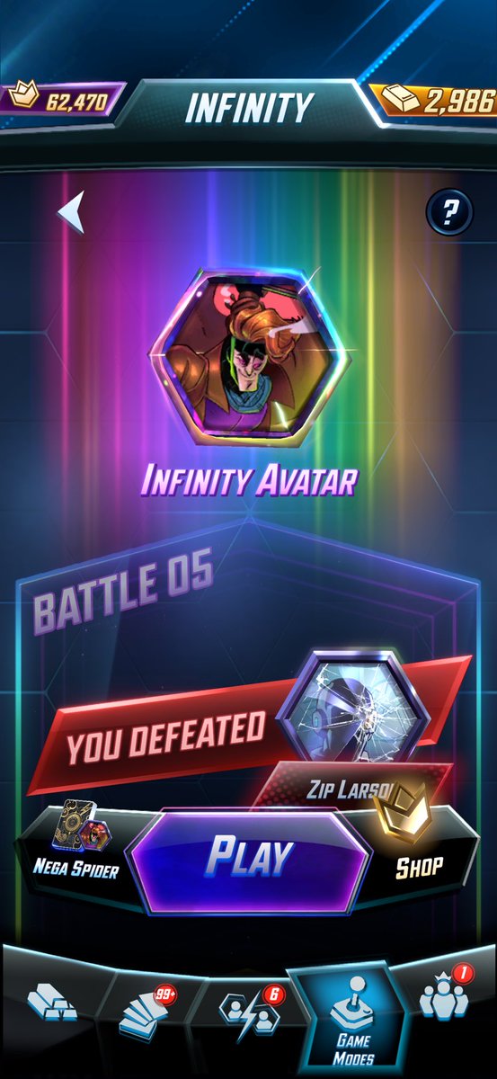 Infinity avatar #7 - Lost two tickets to D99m (🤮). The first in B2 and ...