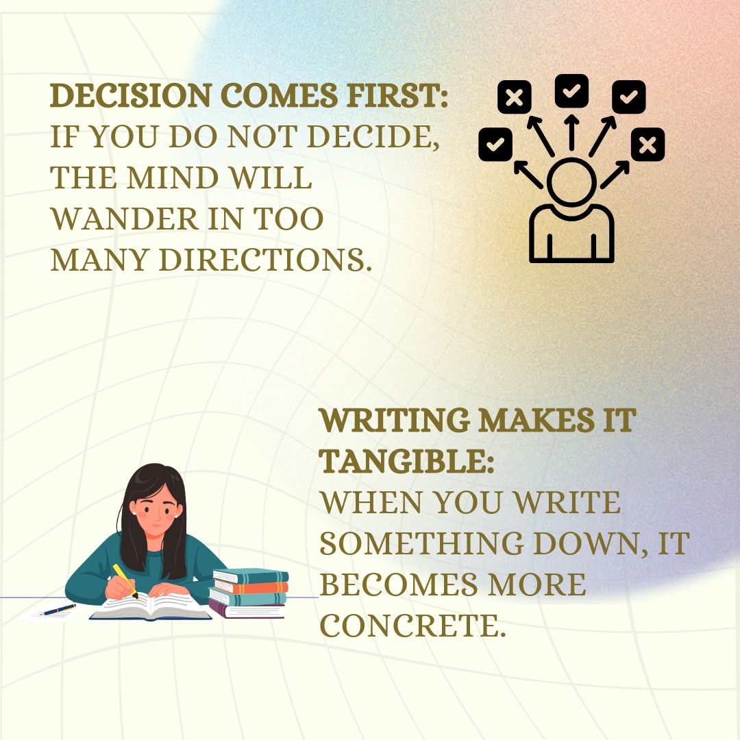 VaisesikaDasa's tweet image. Clear direction saves years of drift. Decide what you want, write it down, and keep it in front of you.

Decide. Write it down. Keep it in front of you.

#GoalSetting #Clarity #WriteItDown #IntentionalLiving #VaisesikaDasa