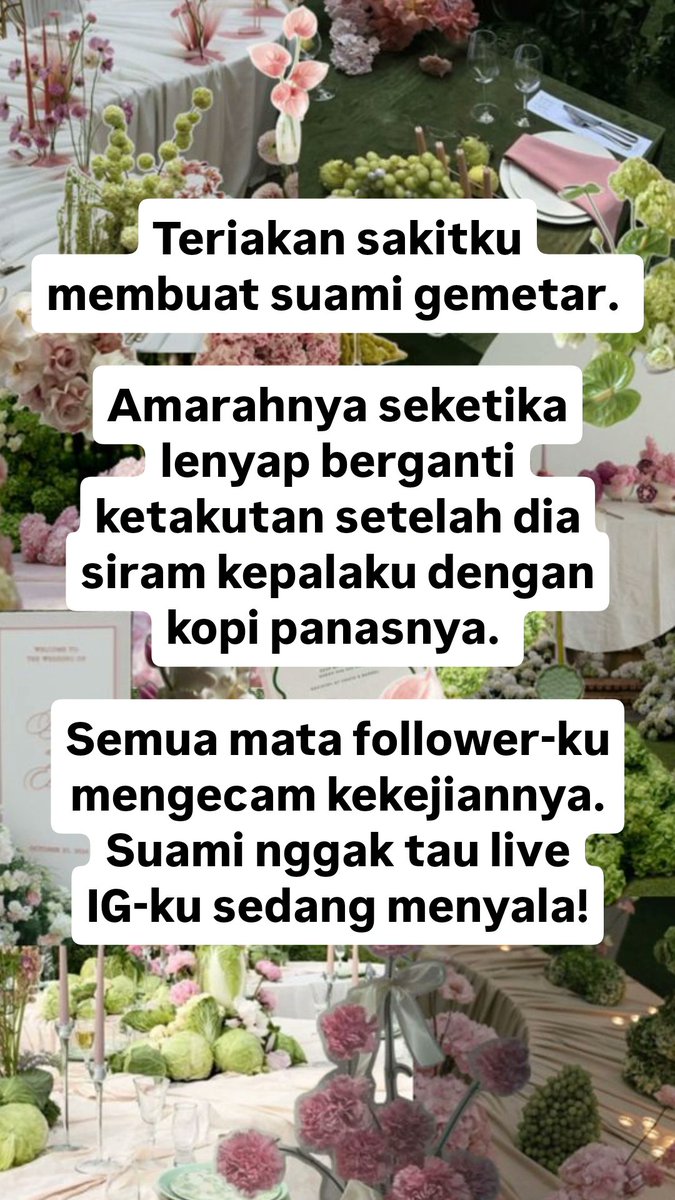 ayusekar2802's tweet photo. SIRAMAN KOPI PANAS DI KEPALA  ISTRIKU👇
Baca lengkapnya di sini👇
https://t.co/Oa6qDeQHYf
#viral
 #fypシ゚viralシfypシ゚ 
#fypシ゚viral 
#novel
#cerita https://t.co/NgZ03tVcYy