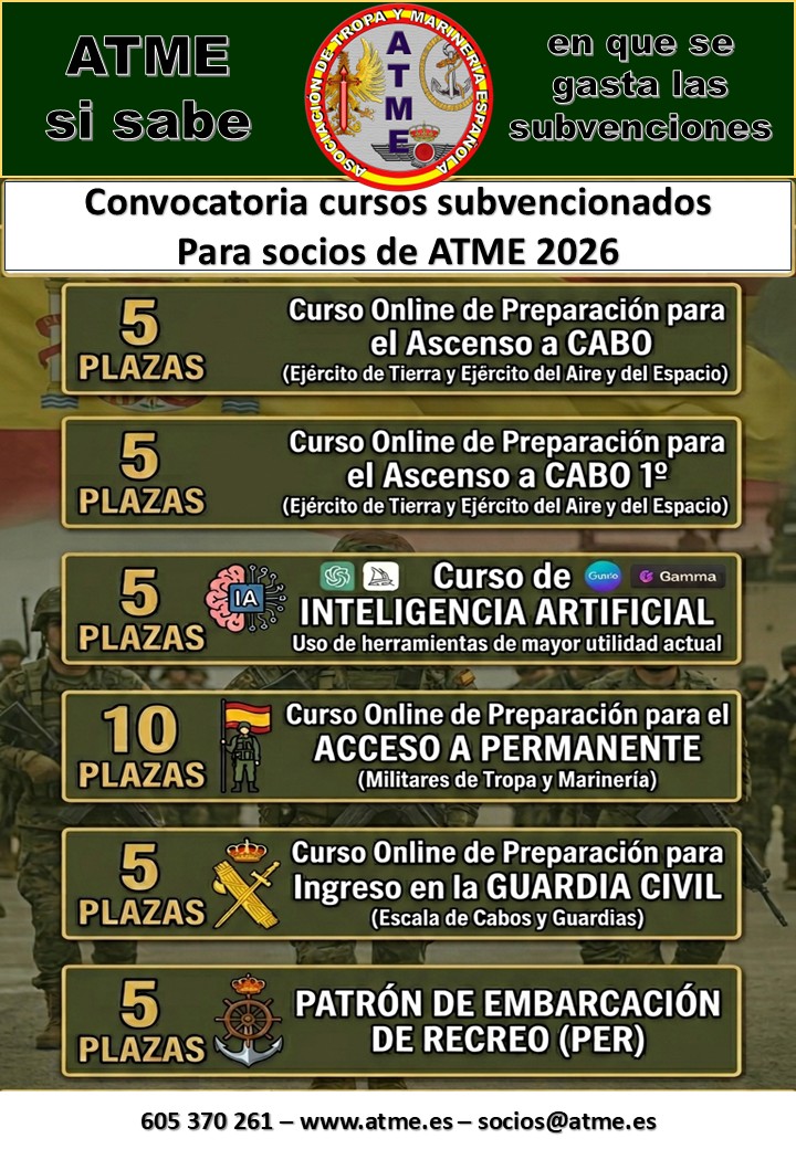 Asociación de Tropa y Marinería Española ATME tweet media