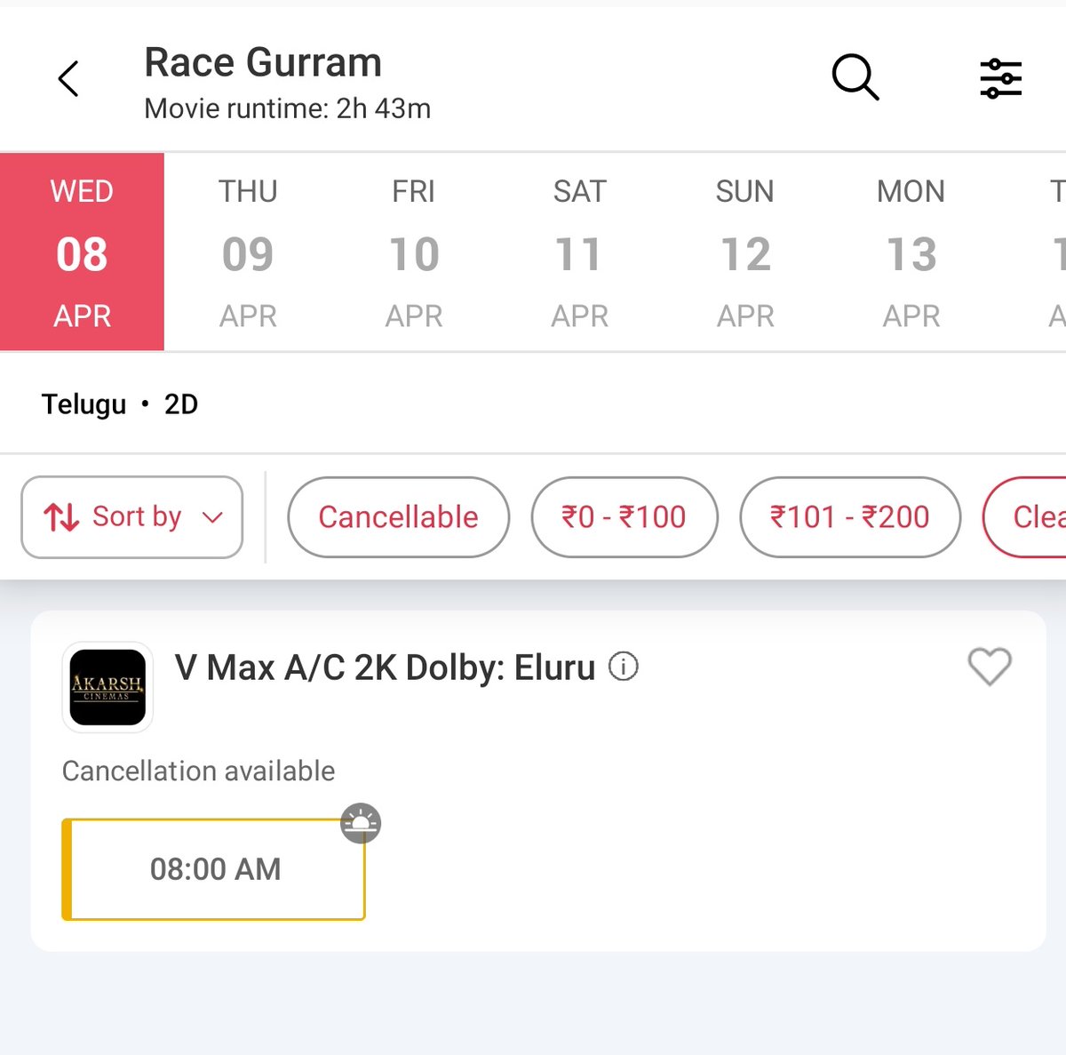 ManiBunnyFan's tweet image. #Eluru EMS Opened !! 

#RaceGurram4K